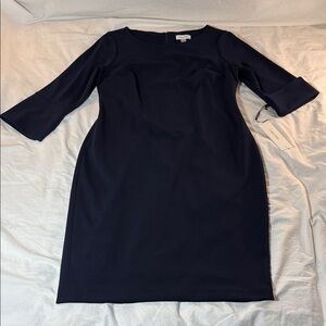 Calvin Klein Midnight Blue Long Sleeve Dress